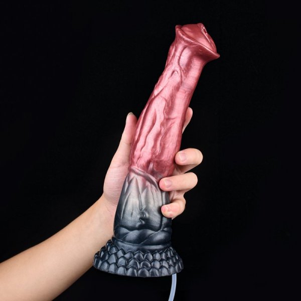 (image for) Squirting Fake Horse Realistic Animal Dildo - C