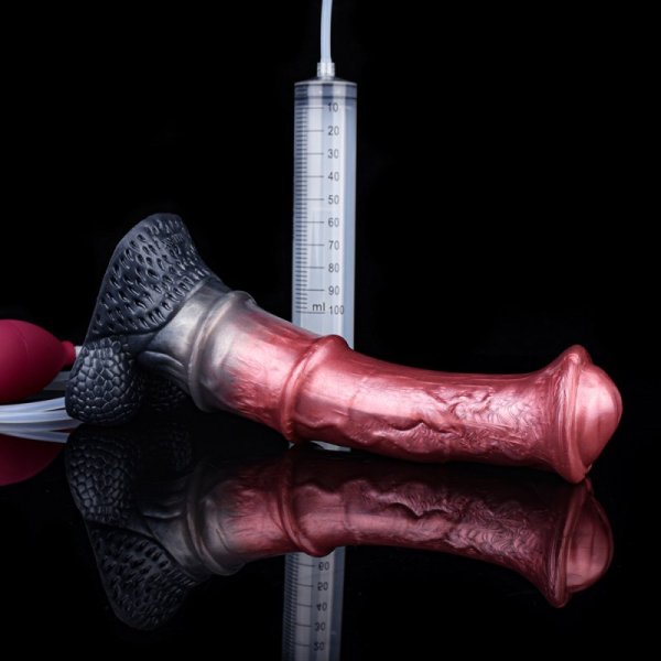 (image for) Squirting Fake Horse Realistic Animal Dildo - F