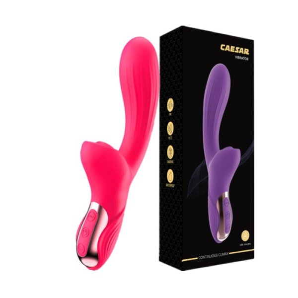 (image for) G-spot Vibrator With Clit Sucker