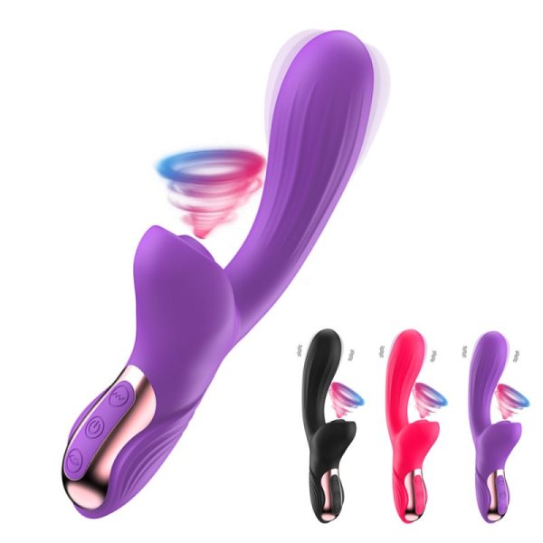 (image for) G-spot Vibrator With Clit Sucker