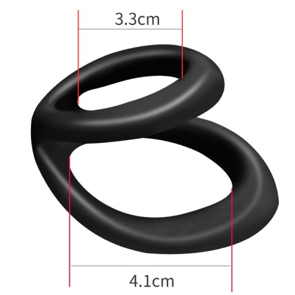 (image for) Uplift Silicone Cock & Ball Support C-Ring
