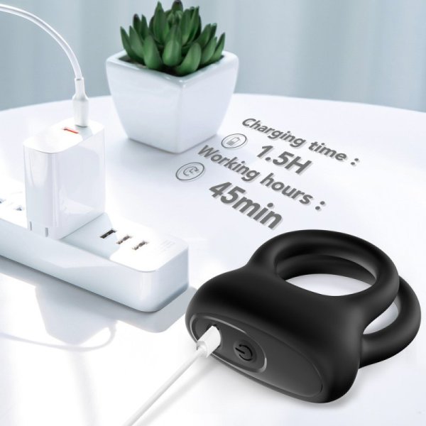 (image for) Wireless Double Vibrating Love Ring