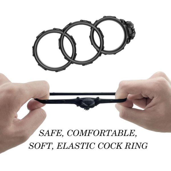 (image for) Skeleton 3 Cock ring Set