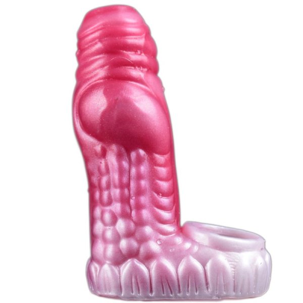 (image for) Colorful Silicone Penis Extension - Blue