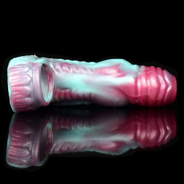 (image for) Colorful Silicone Penis Extension - Blue