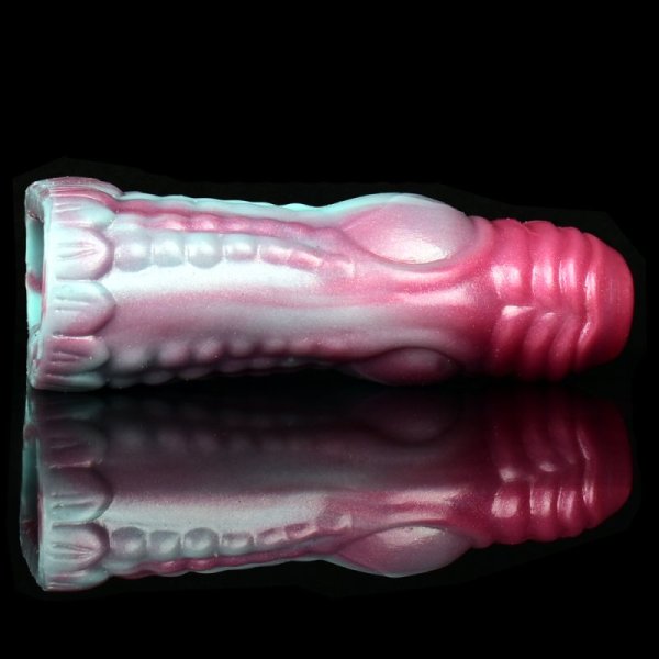 (image for) Colorful Silicone Penis Extension - Blue