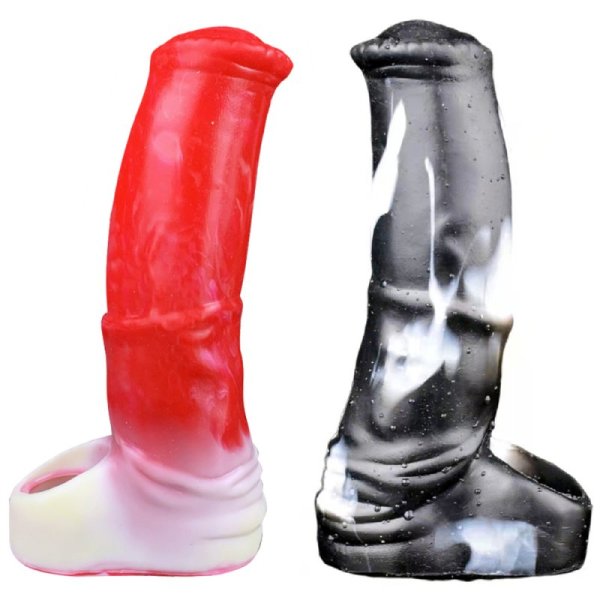 (image for) Colorful Extension Penis Sleeve - Red