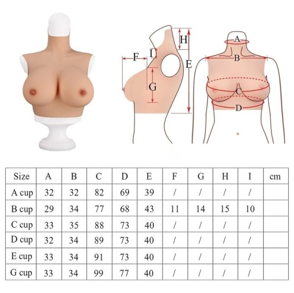 (image for) Short Breast Forms -Cotton