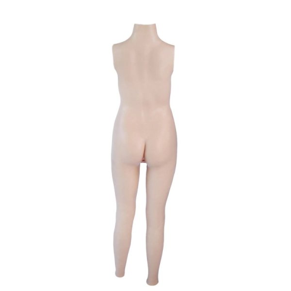 (image for) Ankle-length Silicone Bodysuit -Cotton