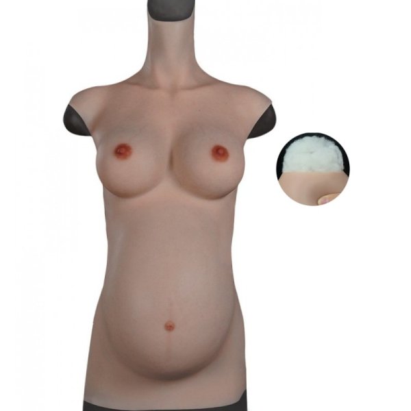 (image for) Fake Pregnant Belly With Breast - Cotton