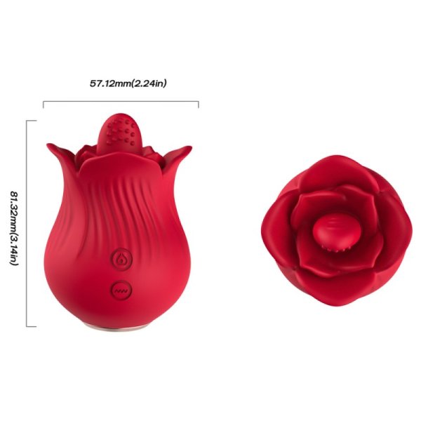 (image for) Rose Tongue Clit & Nipple BVibrator