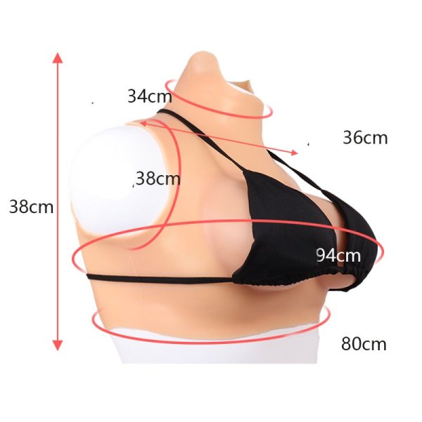(image for) Lifelike False Boobs Fake Breasts