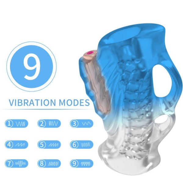 (image for) Blue Ice Grip Masturbator