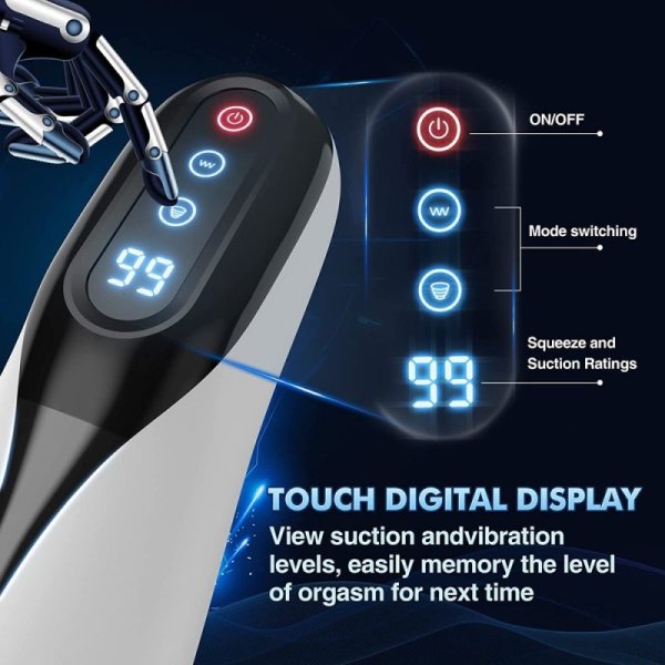 (image for) Suction & Vibration Heating Blowjob Male Toy