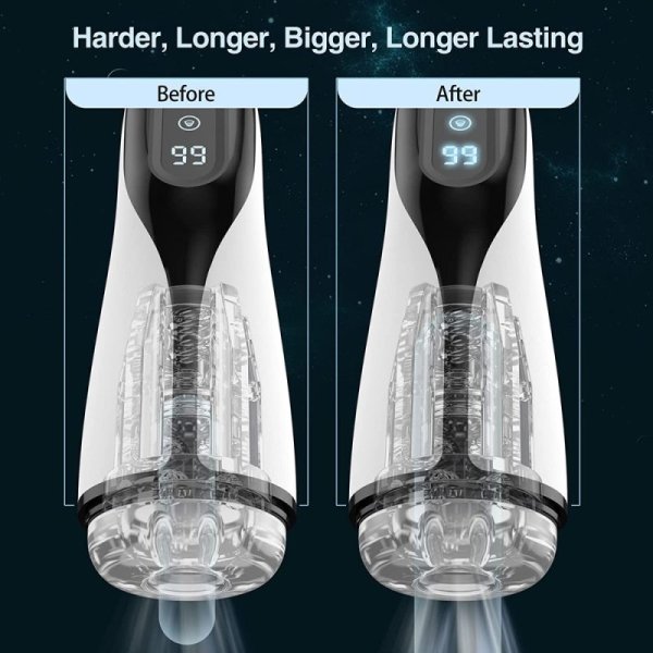 (image for) Suction & Vibration Heating Blowjob Male Toy