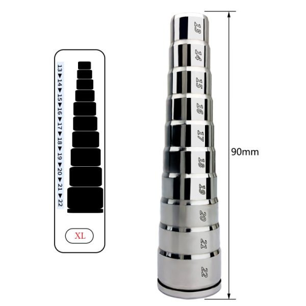 (image for) Steel Penis Plug With Scale Kit