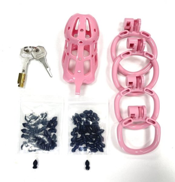 (image for) Cobra Male Chastity Cage Removable Spikes