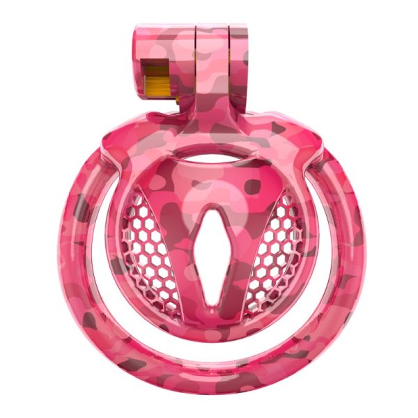 (image for) Sissy Chastity Cage With 5 Arc Rings- CX2