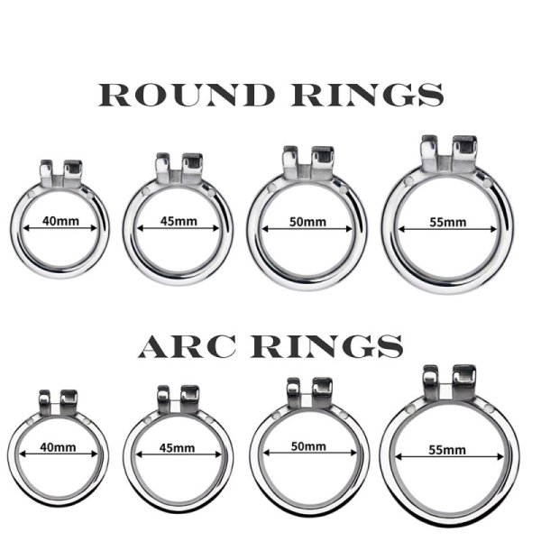 (image for) Fake Silicone Stainless Steel Chastity Cage