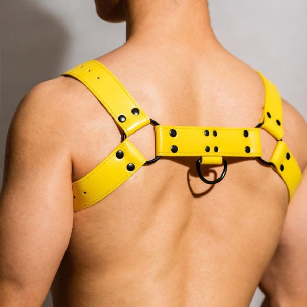 (image for) DM Buckle Leather Chest Harness