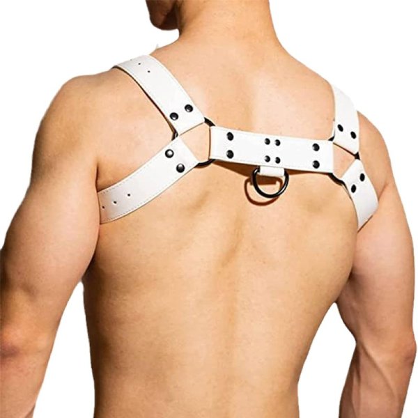 (image for) DM Buckle Leather Chest Harness