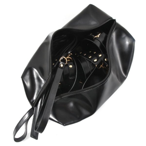 (image for) Faux Leather Bondage Restraints Kits - 8 pcs