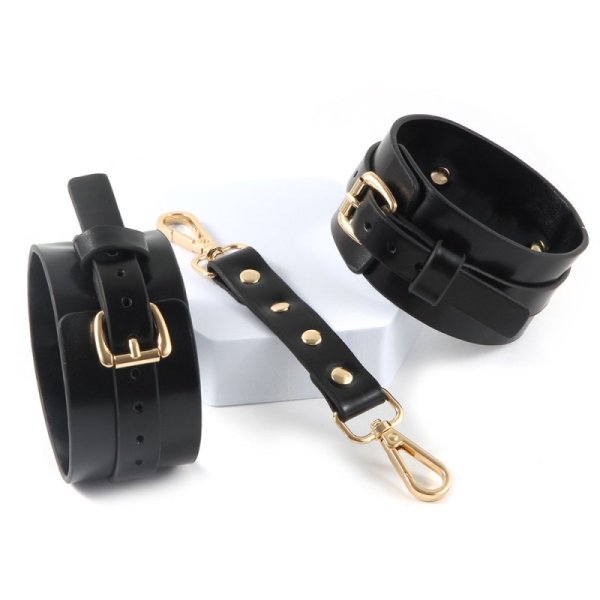 (image for) Faux Leather Bondage Restraints Kits - 8 pcs
