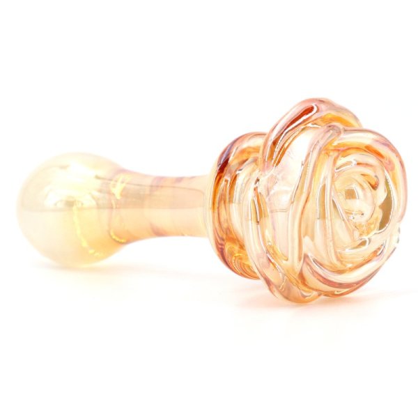 (image for) Flower One Ball Butt Plug - Golden