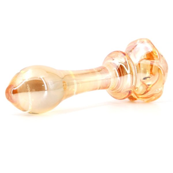 (image for) Flower One Ball Butt Plug - Golden