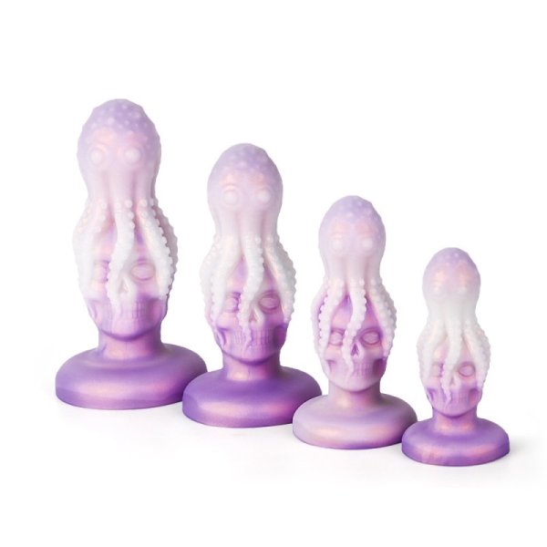 (image for) Octopus Skeleton Alien Multi-Color Butt Plug