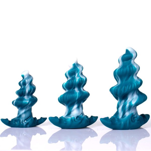 (image for) Mixed Color Spiral Anal Plug