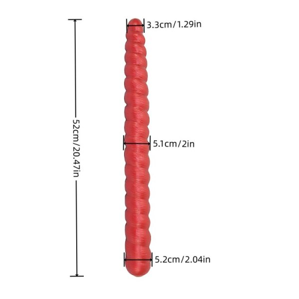 (image for) Thread Pattern Double Ended Dildo