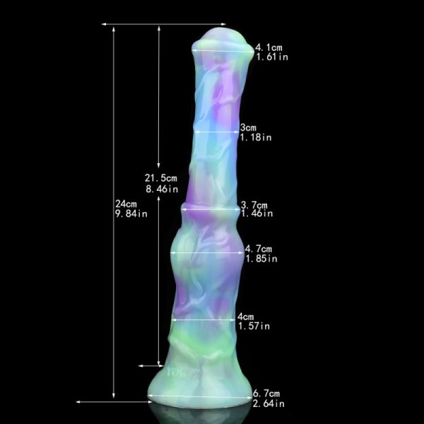 (image for) Luminous 10 Inches Silicone Horse Dildo