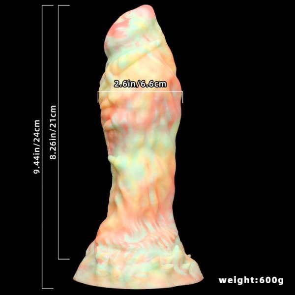 (image for) Leopard Color Mixing Silicone Dildo