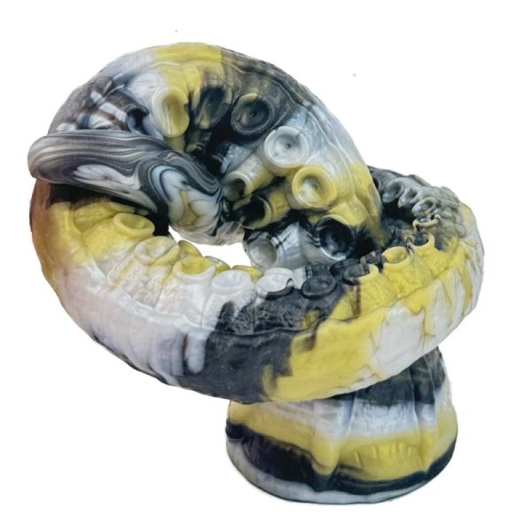 (image for) Multi-colored Octopus Shaped Silicone Butt Plugs