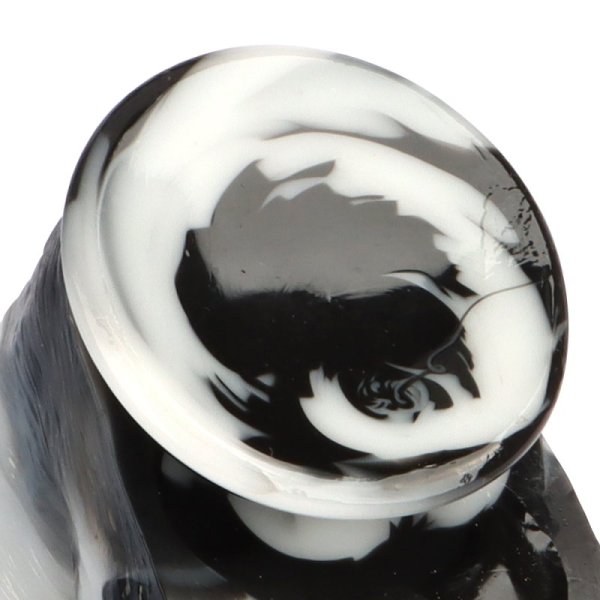 (image for) Black and White PVC Realistic Dildo 07