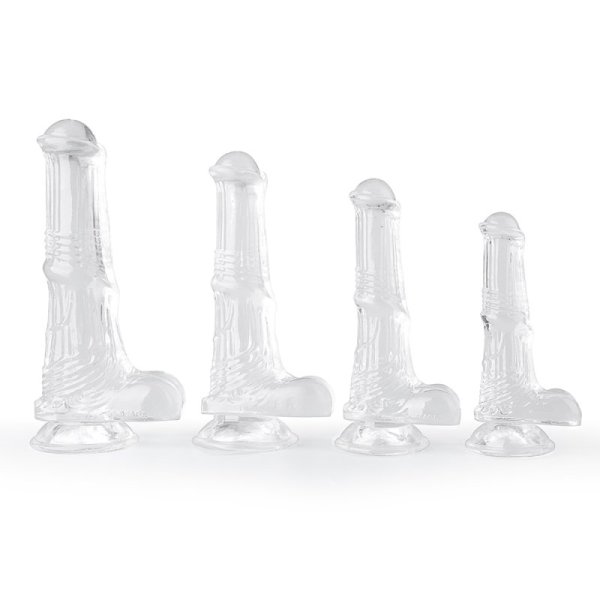 (image for) Clear Horse Dildos with Suction Cup