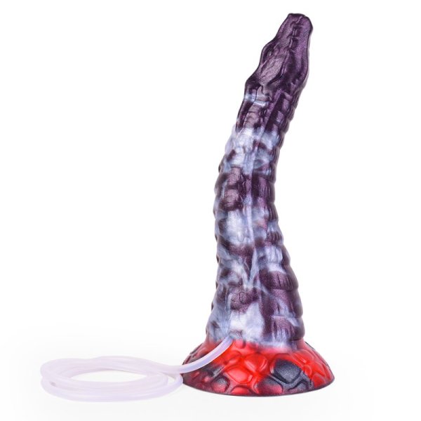(image for) Squirting Alien Beast Night Elf 9.8" Dildo - E