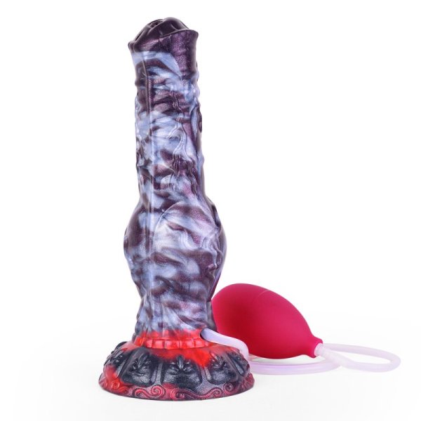 (image for) Squirting Alien Beast Night Elf 8.5" Dildo - F
