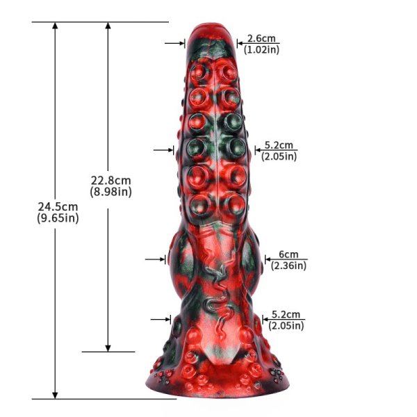 (image for) Red Devils Silicone 9.6" Horse Dick