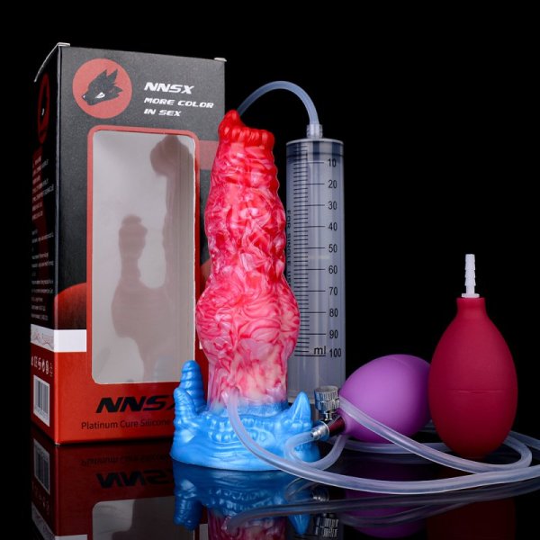 (image for) Squirting & Inflatable Monster Dildo - G