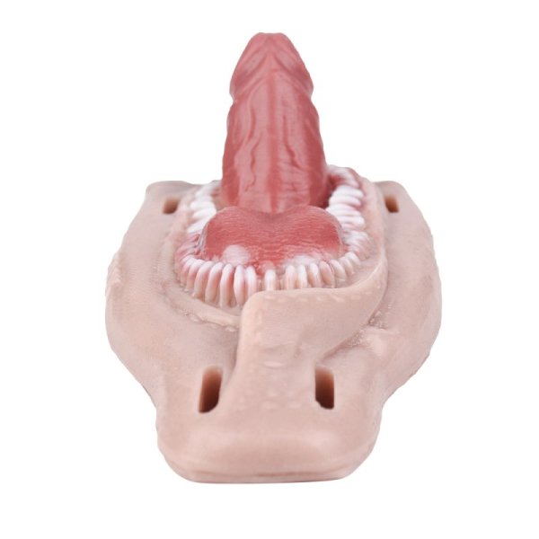 (image for) Strap On Dildo Sex Grinder with Teeth