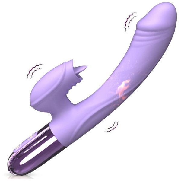 (image for) Rabbit Vibrator with Tongue Licking