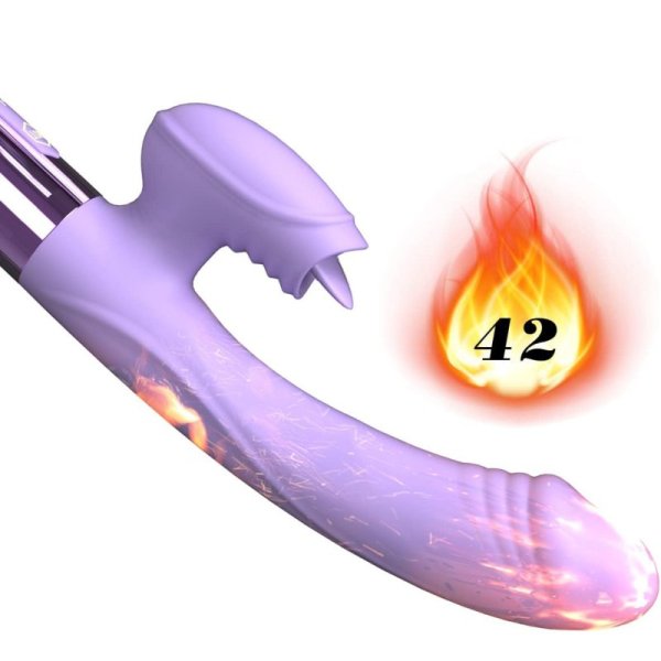 (image for) Rabbit Vibrator with Tongue Licking