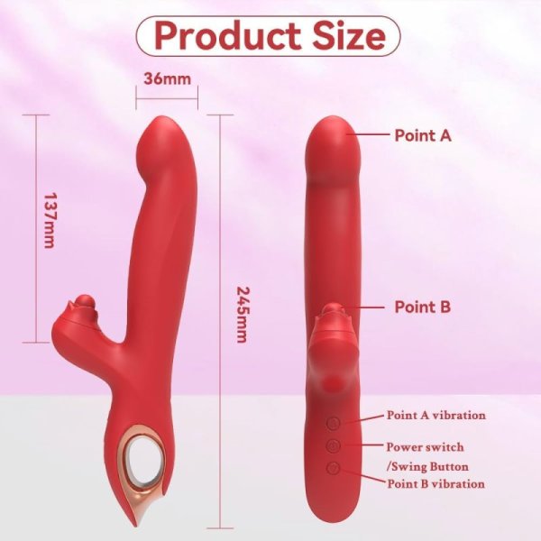 (image for) Tapping Beads Rabbit Vibrator