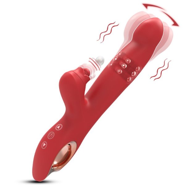 (image for) Tapping Beads Rabbit Vibrator