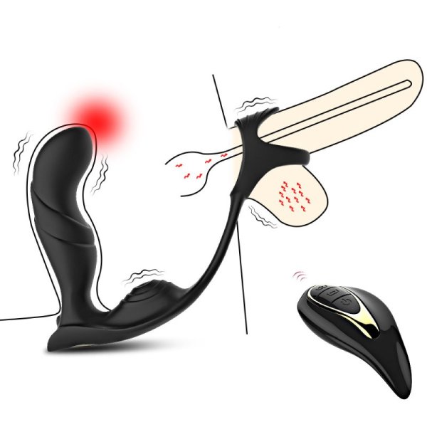 (image for) Black Whirlwind Vibrating Prostate Massager