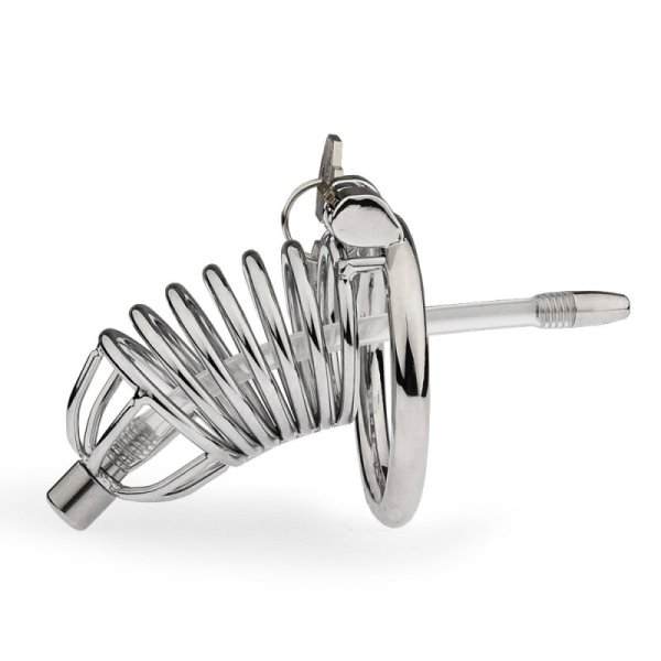 (image for) Male Chastity Bird Cage with Catheter