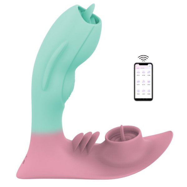 (image for) App Control Tongue-licking Clitoris Panty Vibrator