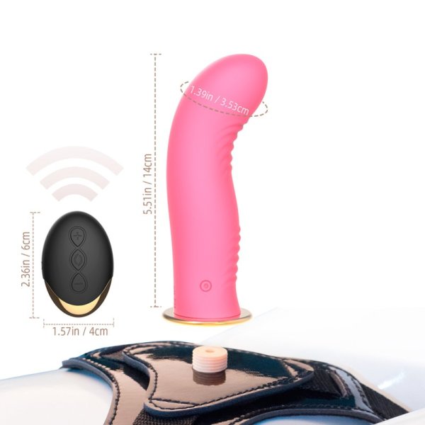 (image for) Wearable Silicone Vibrator Dildo